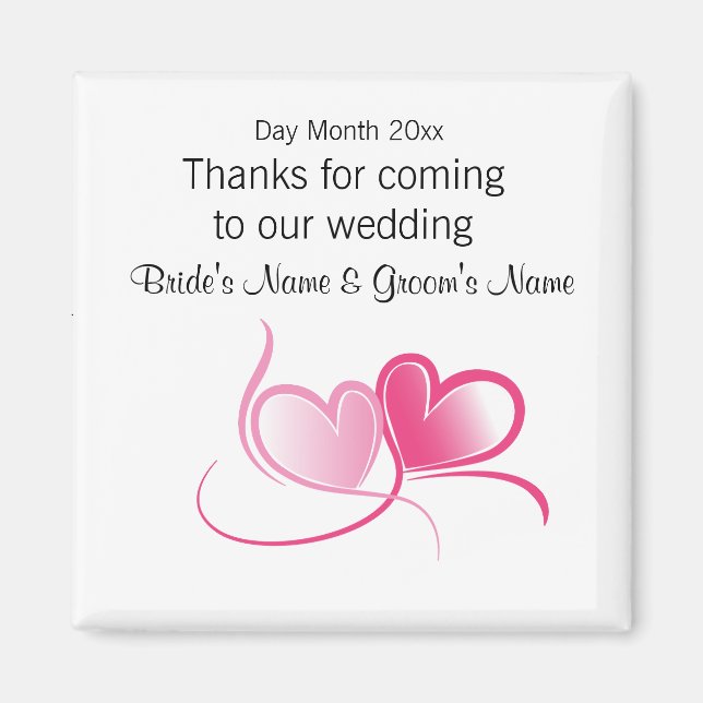 Wedding Souvenirs, Gifts, Giveaways for Guests Magnet (Front)