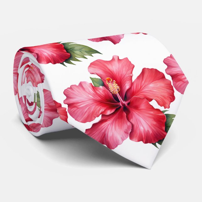 Wedding & Special Occasion Elegant Floral Neck Tie (Rolled)
