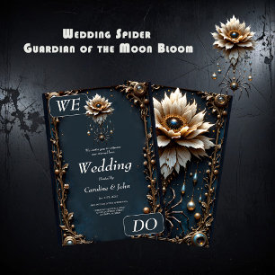 Wedding Spider – Guardian of the Moon Bloom. Invitation