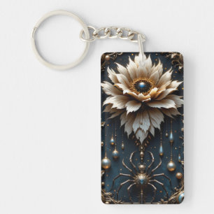 Wedding Spider – Guardian of the Moon Bloom.  Keychain