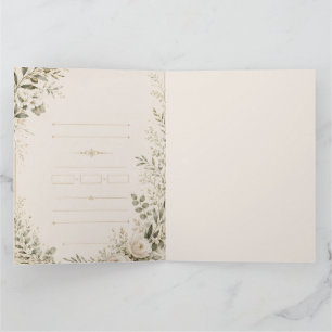 Wedding Stationery with Natural Botanical Charm Thank You Card