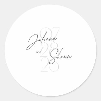 wedding sticker