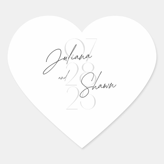 Wedding sticker (Front)