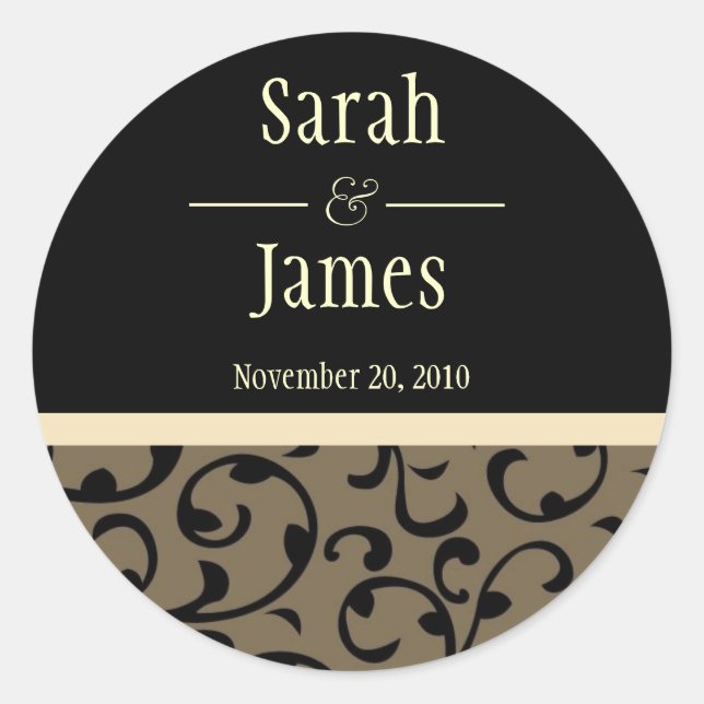 Wedding Sticker (Front)