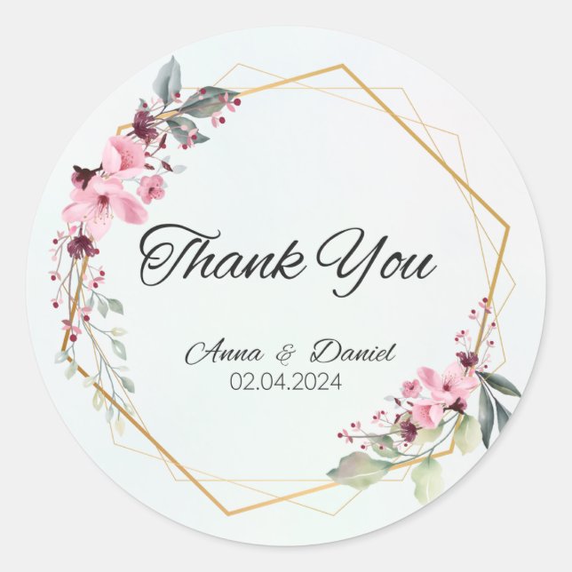 Wedding Sticker (Front)