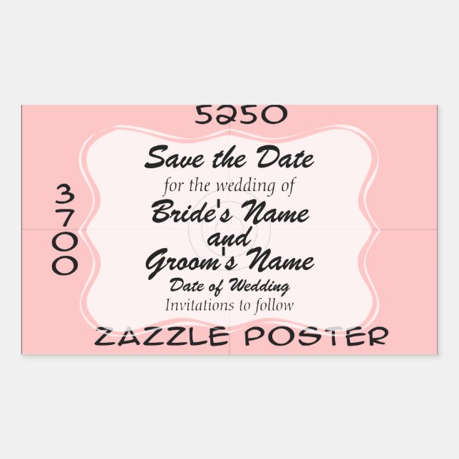 Wedding - Sticker - Round (Front)