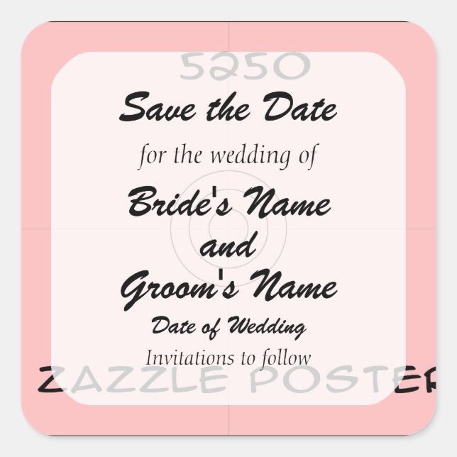 Wedding - Sticker - Round (Front)