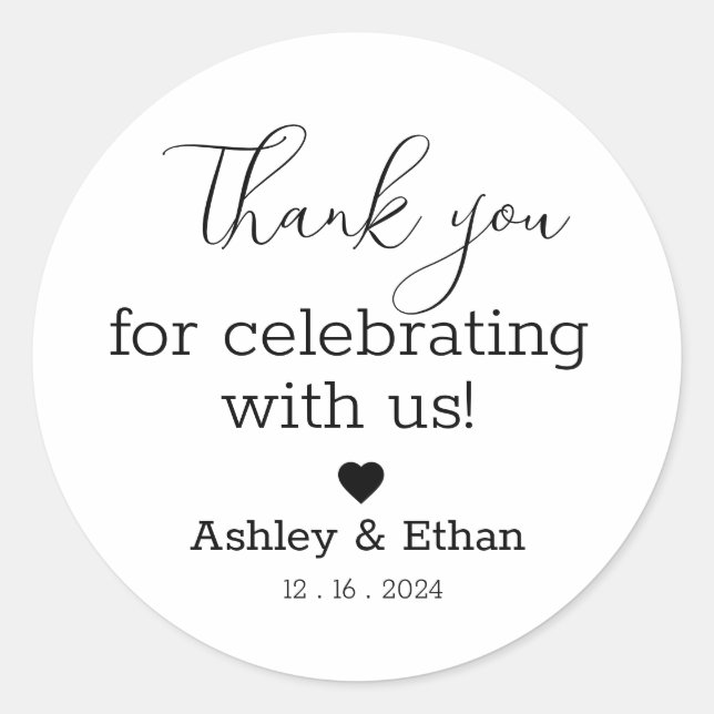 wedding stickers (Front)