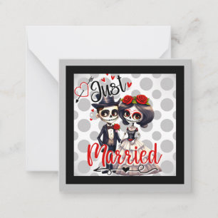 Wedding Sugar Skull  Card