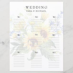 Wedding Sunflowers in Bloom 