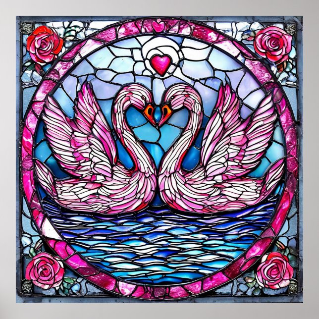 Wedding Swans Poster (Front)