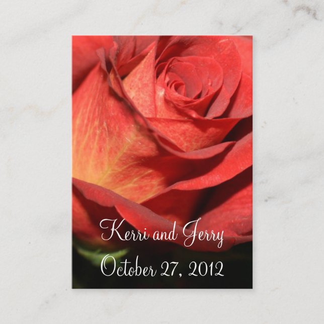 WEDDING TABLE ASSIGNMENT GUEST CARD TEMPLATES (Front)