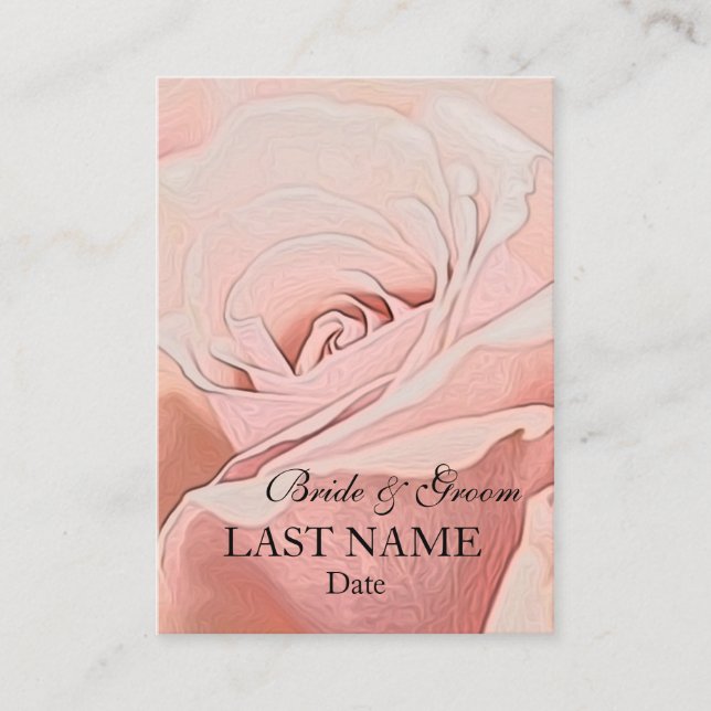 WEDDING TABLE ASSIGNMENTS PLACE CARD (Front)