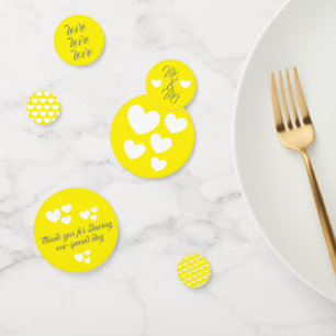 Wedding Table Confetti by dalDesignNZ