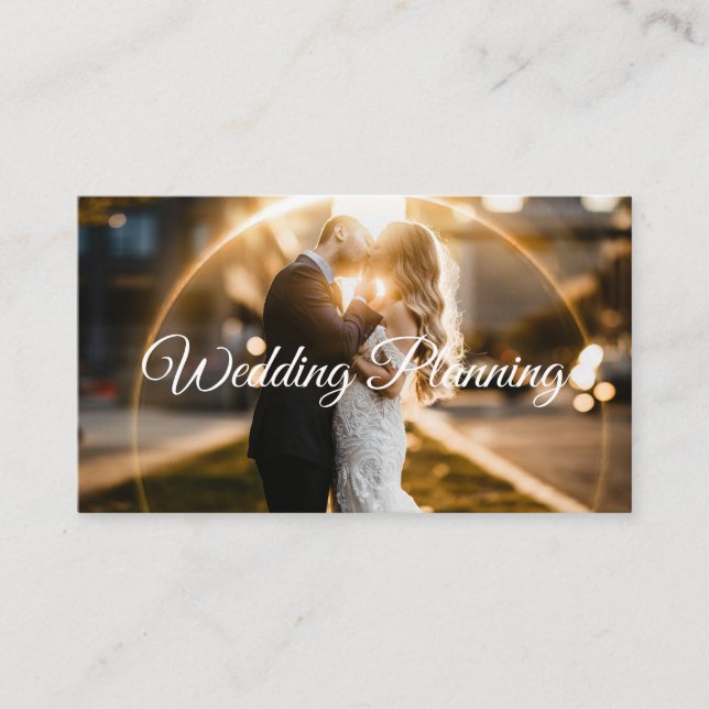 Wedding Table Display, Wedding Event Planner Busin Business Card (Front)
