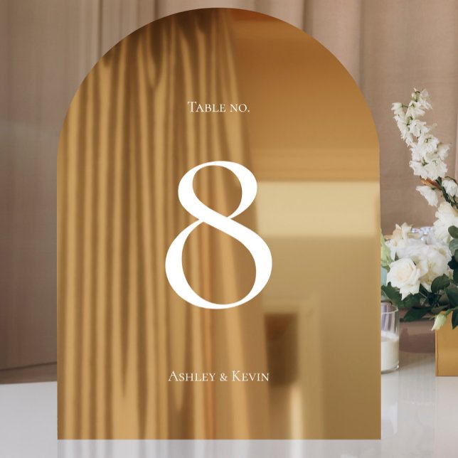Wedding Table Number DIY Window Cling (Creator Uploaded)