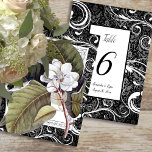 Wedding Table Numbers Southern Belle Magnolia<br><div class="desc">Elegant table numbers for wedding table featuring a vintage magnolia.</div>