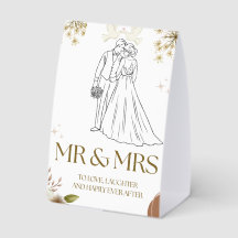 Wedding table signs