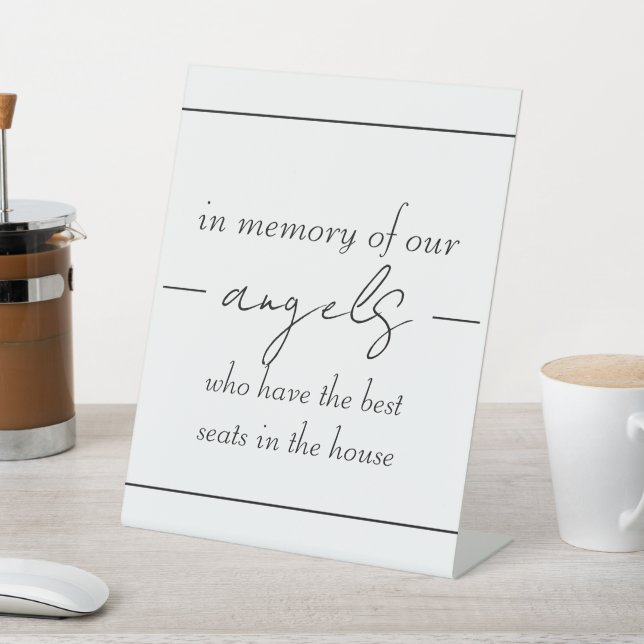 Wedding Tabletop Signs (In SItu)