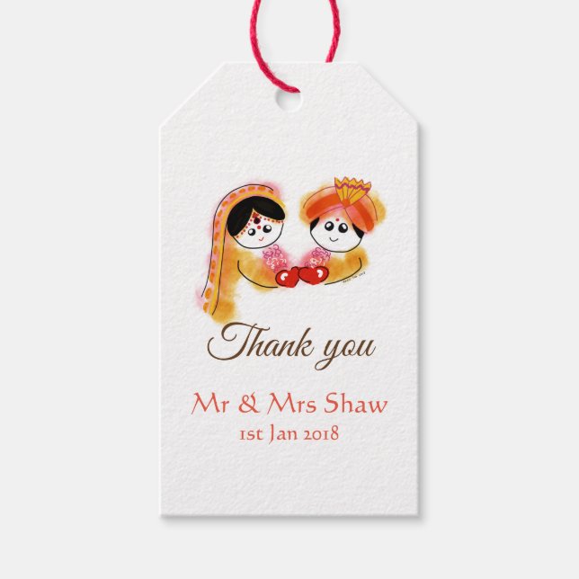 Wedding tags (Front)
