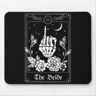 Wedding Tarot Card The Bride Halloween Mouse Pad