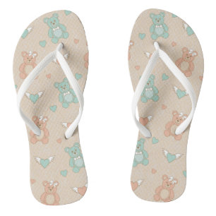 Wedding-teddies Flip Flops