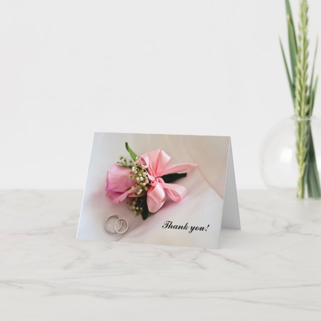 Wedding thank you card (Front)