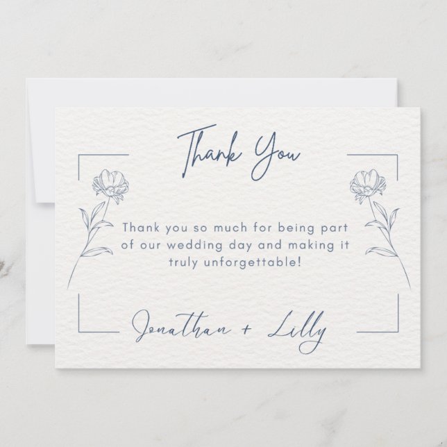 Wedding Thank You Cards (Front)