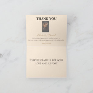 Wedding Thank You Cards   Elegant Gratitude Notes