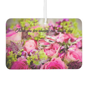Wedding Thank You Favor Air Freshener