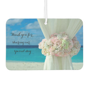 Wedding Thank You Favour Air Freshener