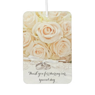 Wedding Thank You Favour Air Freshener