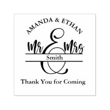 Wedding thank You for coming