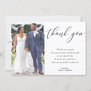 WEDDING THANK YOU for Sonia & Michael