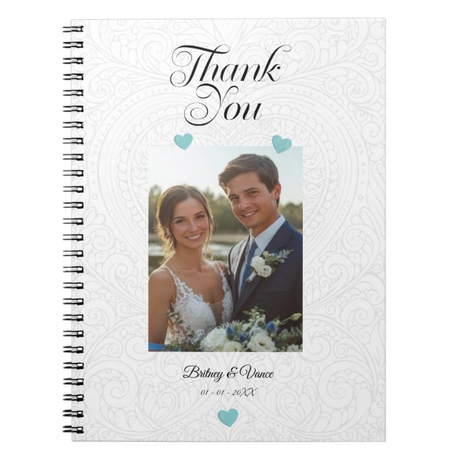 Wedding Thank You List Note Book (Front)