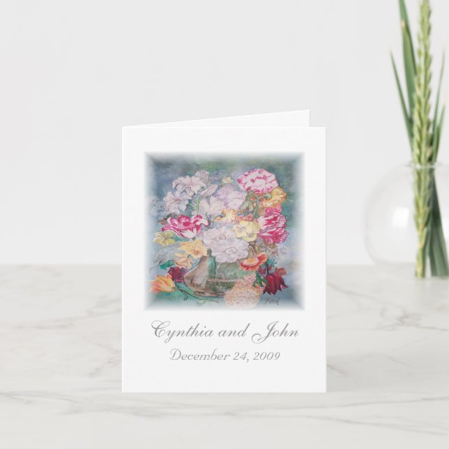 Wedding Thank You - Matching Invitation, Postage (Front)