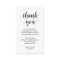 Wedding Thank you, Modern Simple Script