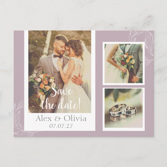 Wedding Thank You Postcard (Front)