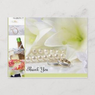 Wedding Thank You Postcard