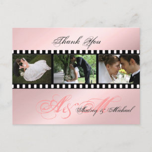 Wedding Thank you postcards insert your photos