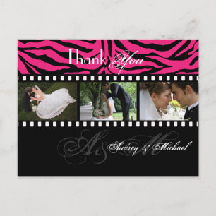 Wedding Thank you postcards insert your photos