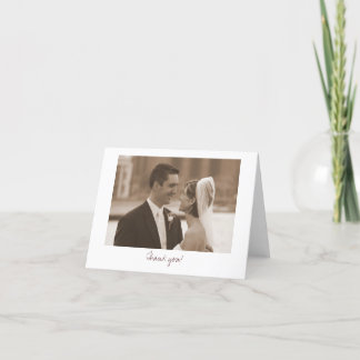 Wedding (Thank you!) Thank You Card