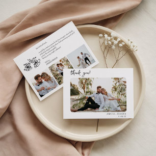 Wedding thank you whimsical card