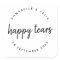 Wedding Tissues | Happy Tears Minimalist Favour