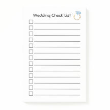 Wedding To Do Check List Diamond Ring