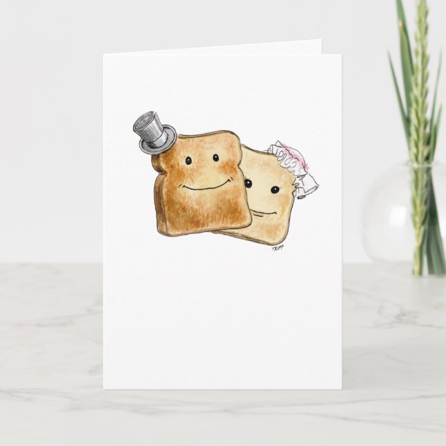 Wedding Toast Greeting Card (Front)
