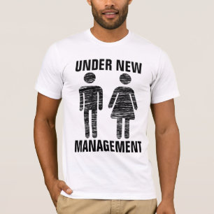 WEDDING "UNDER NEW MANAGEMENT" T-SHIRTS