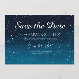 Wedding under the stars Save the Date
