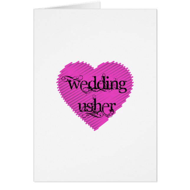 Wedding Usher (Front)