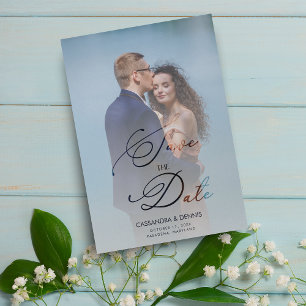 Wedding Vellum Transparency Effect Photo Script 